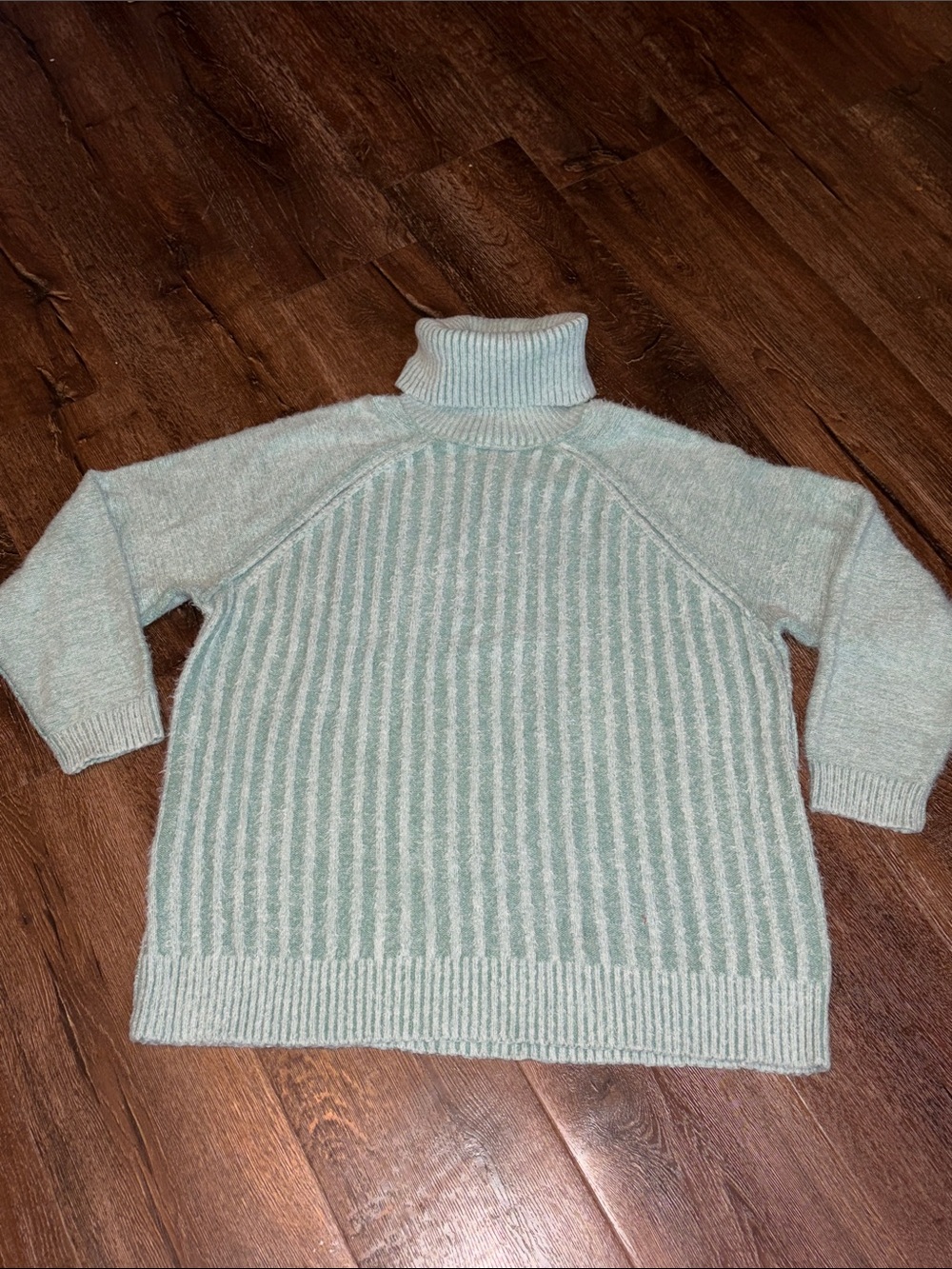 Free People - Big City Ribbed Pullover Turtleneck Sweater Med EUC